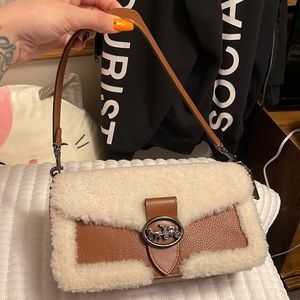 AUTHENTIC FUZZY COACH PURSE